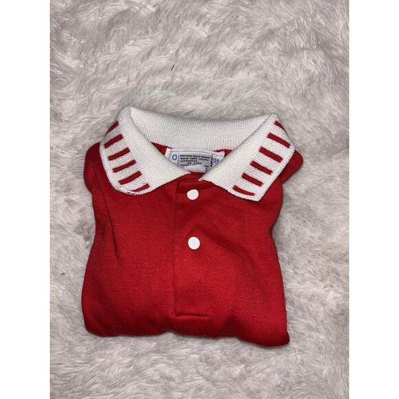 Vintage Osh Kosh "Sailor Bear" sz. 24 mo. red polo top. Classic, adorable - Picture 10 of 10